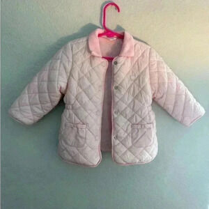 Mayoral Newborn Pink Puffer Jacket 12 M Winter Cold Weathe
